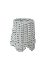 Load image into Gallery viewer, White rattan lamp shade