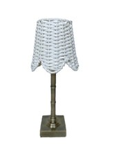 Load image into Gallery viewer, White rattan lamp shade