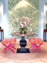 Load image into Gallery viewer, Tiger Velvet X-Stool