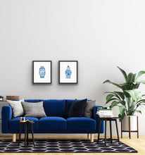 Load image into Gallery viewer, Blue & White Ginger Jar Print
