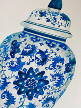 Load image into Gallery viewer, Blue & White Ginger Jar Print