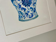 Load image into Gallery viewer, Blue & White Ginger Jar Print