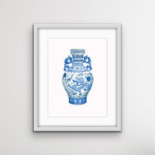 Load image into Gallery viewer, Set of 2 Blue & White Chinoiserie Limited Edition Prints
