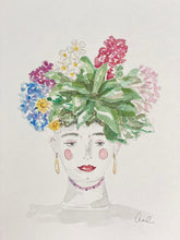 Load image into Gallery viewer, Sicilian Ceramic Head Vase Original Painting