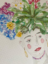 Load image into Gallery viewer, Sicilian Ceramic Head Vase Original Painting