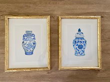 Load image into Gallery viewer, Set of 2 Blue & White Chinoiserie Limited Edition Prints
