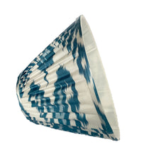 Load image into Gallery viewer, Beautiful Blues Silk Gathered Lampshade