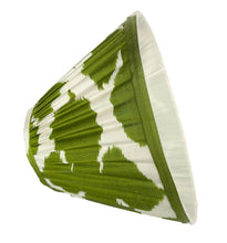 Load image into Gallery viewer, Green Club Silk Gathered Lampshade
