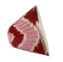 Load image into Gallery viewer, Red & Pink Chevron Silk Lampshade
