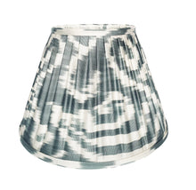 Load image into Gallery viewer, Silver Grey Silk Gathered Lampshade