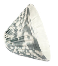 Load image into Gallery viewer, Silver Grey Silk Gathered Lampshade