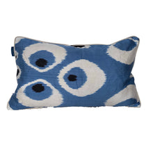 Load image into Gallery viewer, Blue Moon Silk Ikat Cushions
