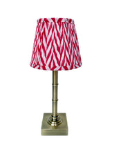 Load image into Gallery viewer, 16cm red chevron lampshade

