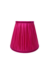 Load image into Gallery viewer, 18cm Pink empire gathered lampshade
