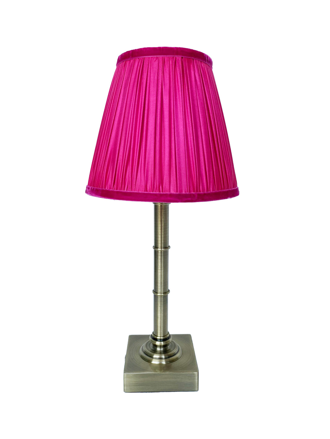 18cm Pink empire gathered lampshade