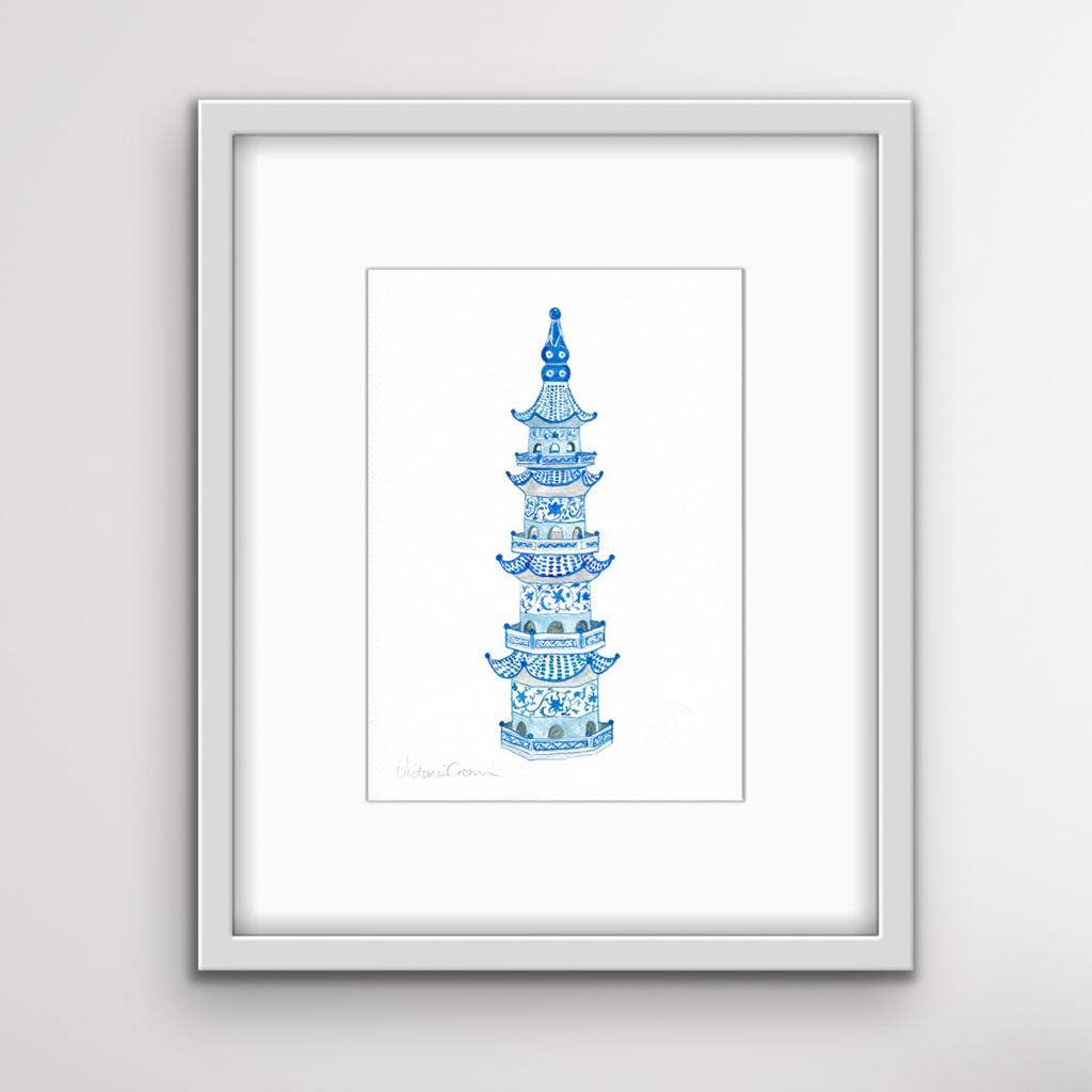 Pagoda Giclée print