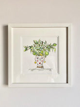 Load image into Gallery viewer, Oranges and Lemons Sicilian Head Vase Painting
