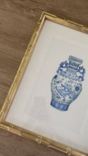 Load and play video in Gallery viewer, Set of 2 Blue &amp; White Chinoiserie Limited Edition Prints
