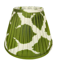 Load image into Gallery viewer, Green Club Silk Gathered Lampshade
