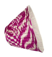 Load image into Gallery viewer, Magenta Silk Gathered Lampshade
